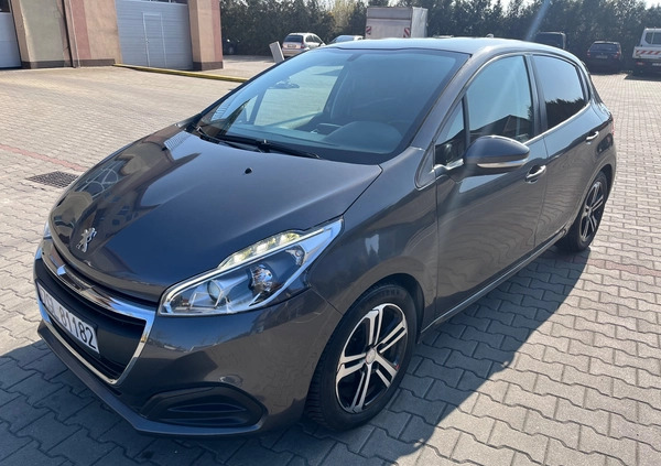 Peugeot 208 cena 32500 przebieg: 124488, rok produkcji 2018 z Goleniów małe 106